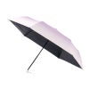 【バンド名入れ可能】折りたたみ傘 グラデーション 遮光 晴雨兼用 手動 ポーチ付 50cm UVカット ネイルガード ブルー ピンク パープル 遮光100% 熱中症 日焼け対策  母の日 父の日 プレゼント