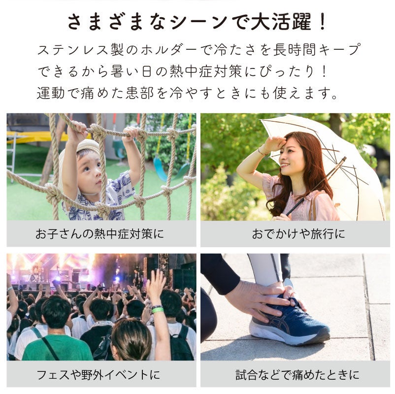 【名入れ】ポータブルシリコン氷のう 氷嚢 アイシングバッグ ボトルタイプ 軽量 持ち運び 携帯 冷凍 チャコールブラック ベージュ ライトブルー ホワイト 冷却 アウトドア 屋外 熱中症 暑さ対策 ノベルティ グッズ ギフト 母の日 父の日 プレゼント