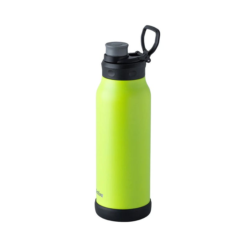 【名入れ無料】【ロゴ彫刻可】 Activa ダイレクトボトル 直飲み ハンドル付き 保冷専用 ステンレスボトル 1000ml 1L 軽量 スポーツ飲料OK アクティバ スポーツ アウトドア 熱中症対策 水分補給 通勤 通学