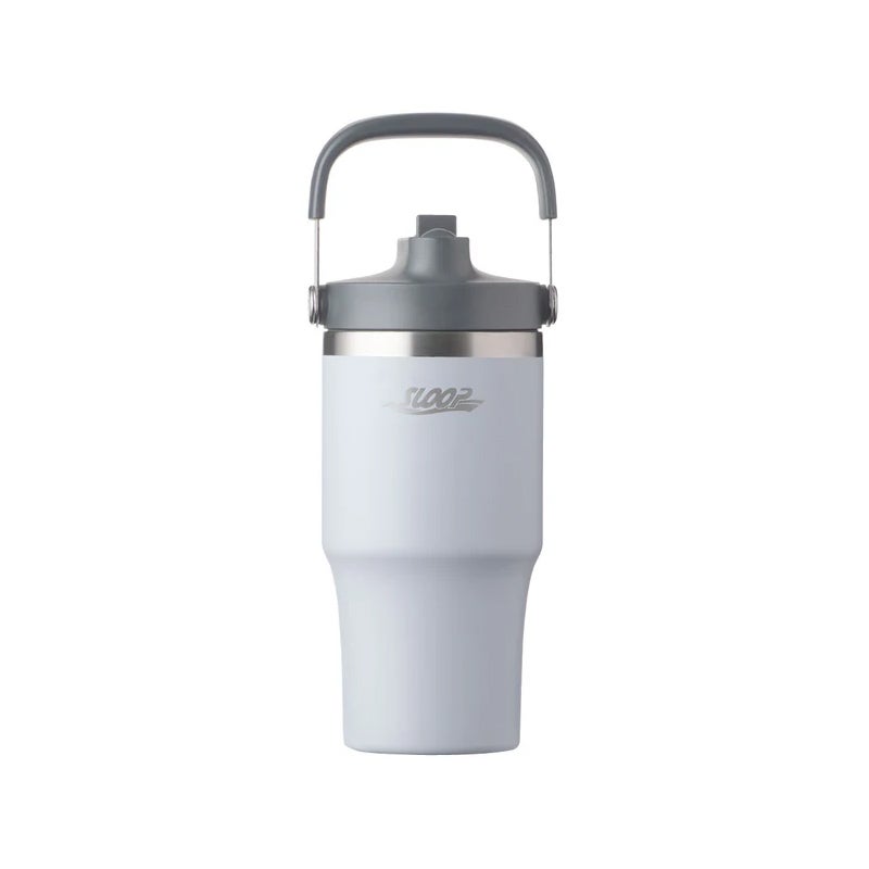 【名入れ無料】【ロゴ対応】フリップストロータンブラー 600ml ステンレス 真空断熱二重構造 保冷 ハンドル付き 2WAY 水筒 SLOOP スループ 熱中症対策 水分補給 スポーツ 卒団 卒業 プレゼント 記念品