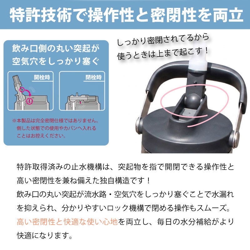 【名入れ無料】【ロゴ対応】フリップストロータンブラー 900ml ステンレス 真空断熱二重構造 保冷 ハンドル付き 2WAY 水筒 SLOOP スループ 熱中症対策 水分補給 スポーツ 卒団 卒業 プレゼント 記念品