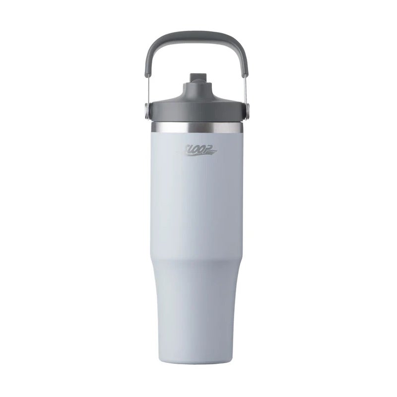 【名入れ無料】【ロゴ対応】フリップストロータンブラー 900ml ステンレス 真空断熱二重構造 保冷 ハンドル付き 2WAY 水筒 SLOOP スループ 熱中症対策 水分補給 スポーツ 卒団 卒業 プレゼント 記念品