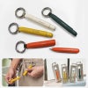 【名入れ無料】uni 三菱鉛筆 ＆knot アンドノット カラビナ付きボールペン ジェットストリームインサイド マグネット式キャップ 0.5mm 油性 ランタンオレンジ スチームホワイト ジンジャーイエロー シダーグリーン プレゼント 贈り物