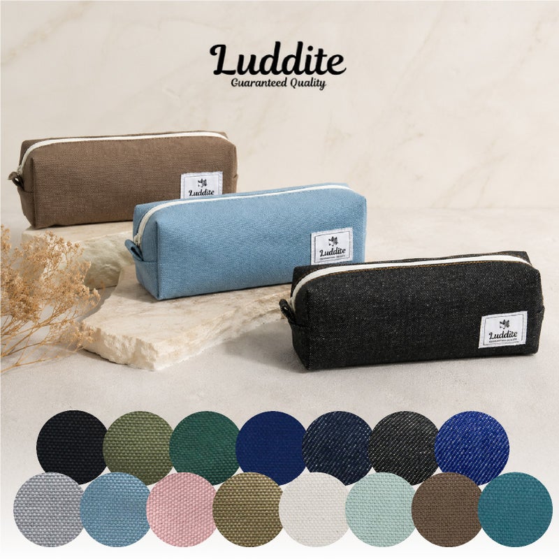  ラダイト LUDDITE 大容量 ボックスペンケース 日本製 倉敷帆布 岡山デニム 筆箱 ポーチ LDHBXPN
