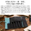 ラダイト LUDDITE THE POST サステナブルレザー ロールペンケース 5本差し ファスナーポケット LDSL-RPN