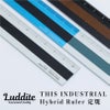 ラダイト LUDDITE THIS INDUSTRIAL Hybrid Ruler 15cm アルミ定規 製図 文房具 日本製 LDTI-HRB