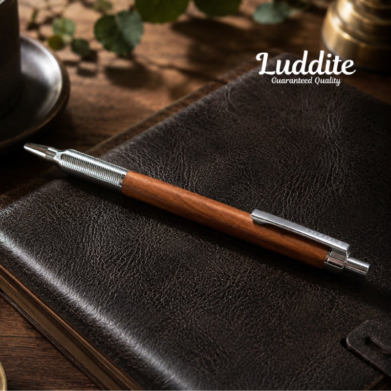 ラダイト LUDDITE EVERDRAW Wood Model ボールペン チェリーウッド 天然木 木軸ボールペン 0.8mm 低重心 日本製 LDW-BP4CW
