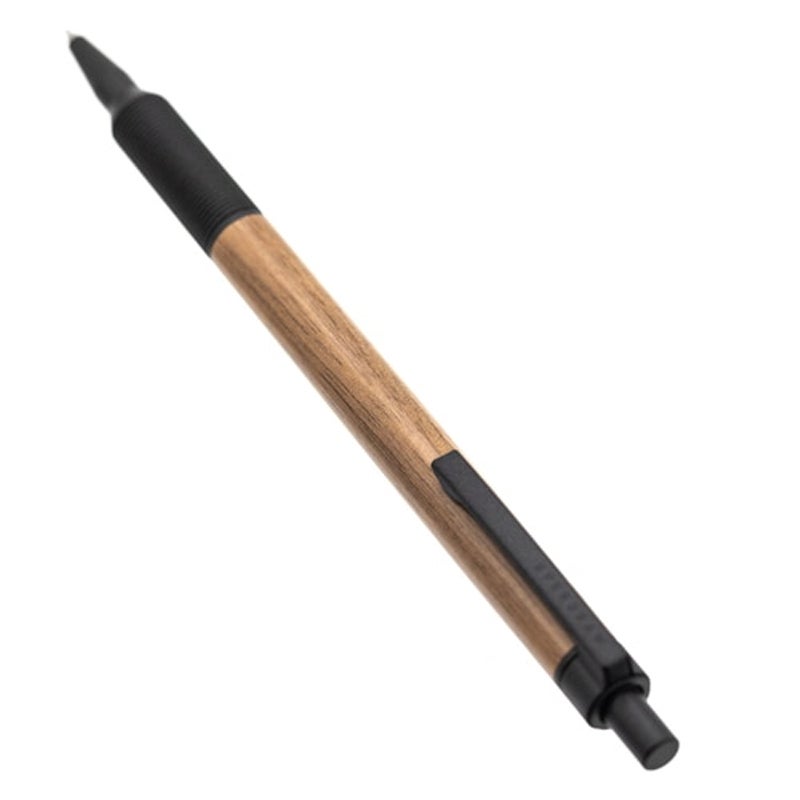  ラダイト LUDDITE EVERDRAW Wood Model ボールペン Mブラック ウォールナット 天然木 木軸ボールペン 0.8mm 低重心 日本製 LDWB-BP4WN