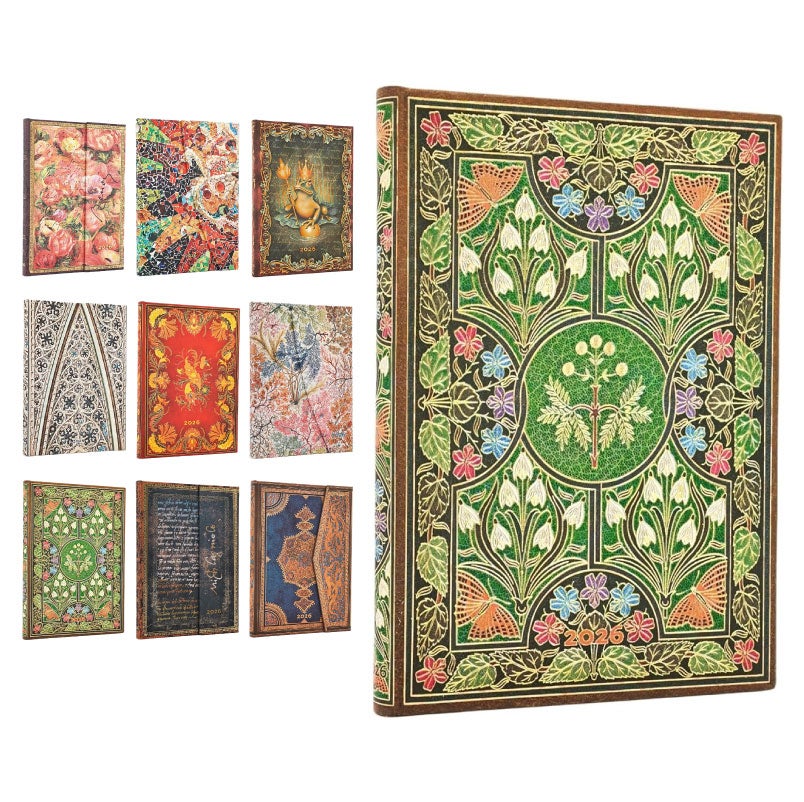  2026 ペーパーブランクス 2026年 ダイアリー ミディサイズ Paperblanks