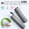 THREE LAYER POLY BAG BOTTLE TYPE M(E) 防臭消臭ポリ袋 ボトルタイプ 90枚入り 圧倒的に臭わない ゴミ おむつ ペット 災害 防災 育児 介護 運動 料理 散歩 お出かけ サニタリー 排泄処理  